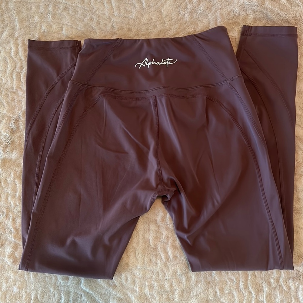 Alphalete Pulse Surge Leggings Lavender  Womens size Small